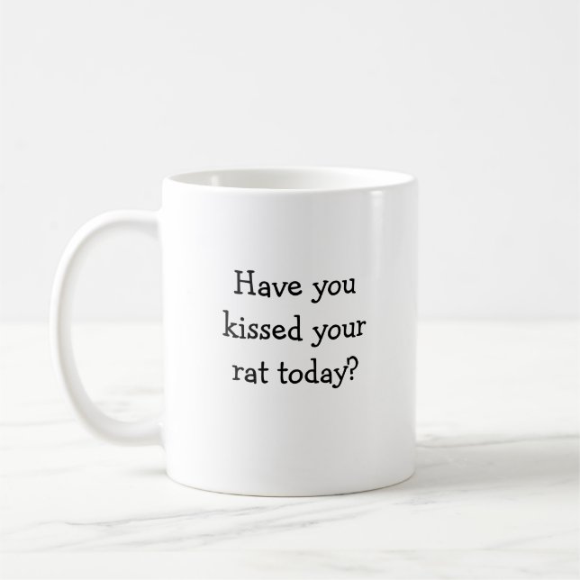 Café Taza de rata linda (Izquierda)