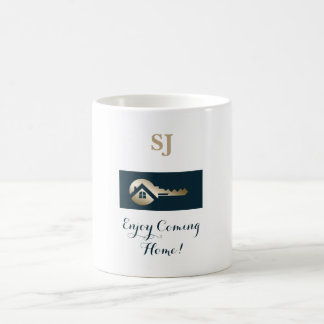 Café Taza de Realtor de Abeto Azul de Llave de Oro Reco