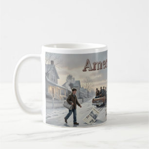 Café Taza de recuerdo americana Jukebox de carretera de