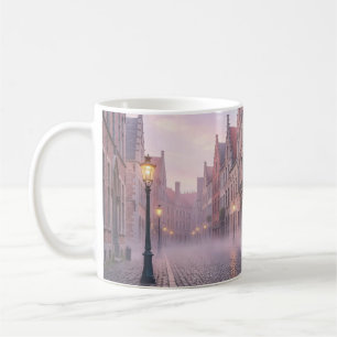 Café Taza de recuerdo con luz de linterna de Ghent brum
