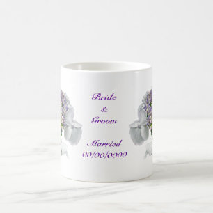 Café Taza de recuerdo de boda para personalizar