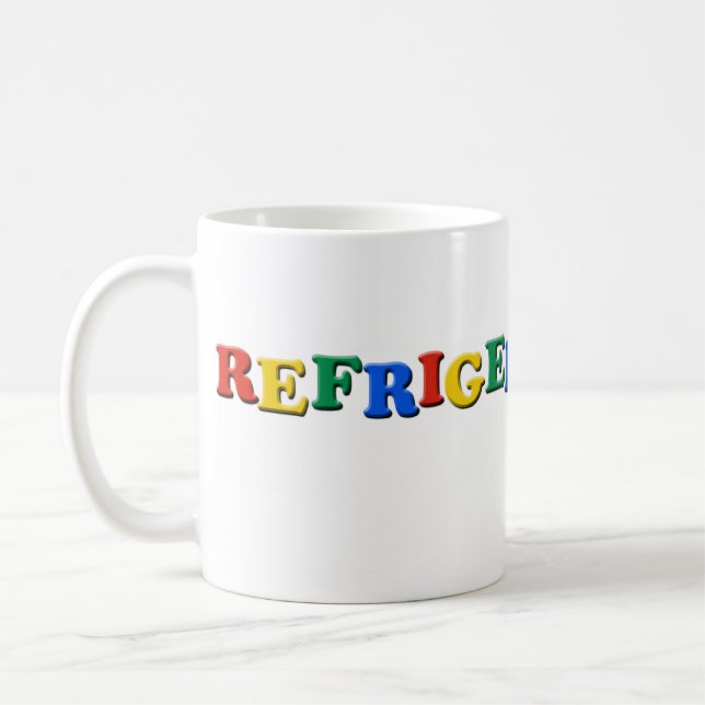 Café taza de RefrigeratorArtist.com (Izquierda)