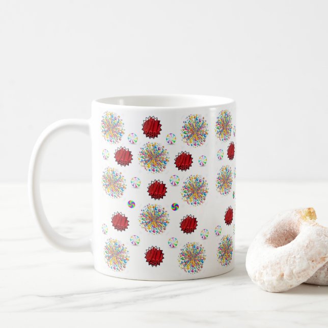 Café Taza de Regaliz Rojo (Con donut)