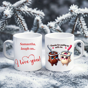 Café Taza De Regalo De Comida Linda Personalizada Para