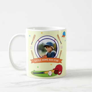 Café Taza de regalo de cumpleaños de béisbol estrella d