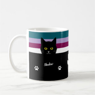 Café Taza de regalo de gato negro para amantes de los g