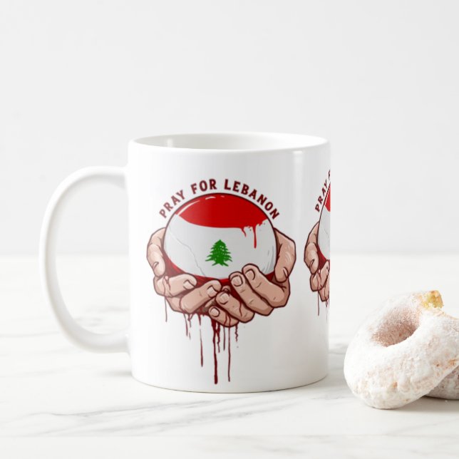 Café Taza de regalo de oración de Líbano (Con donut)