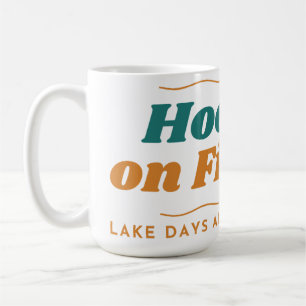 Café Taza de regalo de pesca con anzuelo Lago al aire l