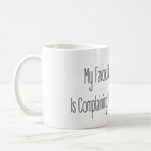 Café Taza de regalo divertida Mi deporte de invierno fa
