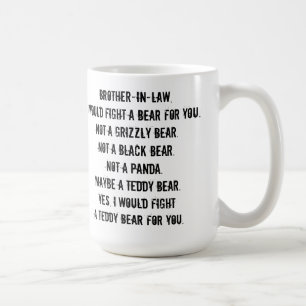 Café Taza de regalo divertida para cuñado