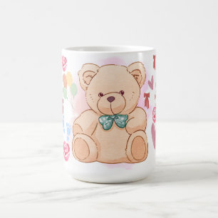 Café Taza de regalo para baby shower de osito de peluch