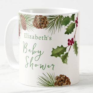 Café Taza de regalo para baby shower de vegetación de i