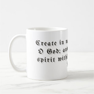 Café Taza de regalo Salmo 51:10