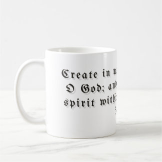 Café Taza de regalo Salmo 51:10