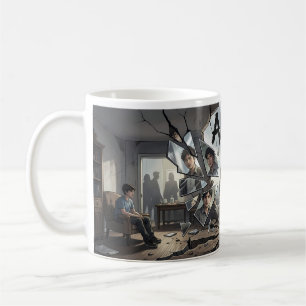 Café Taza de Resiliencia Emocional Viva Después de la T