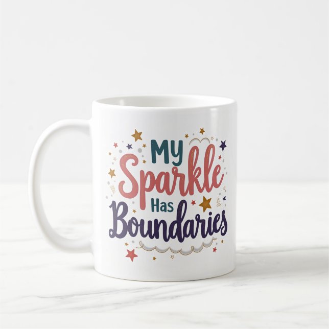 Café Taza de Respeto Propio Mi Brillo Tiene Límites (Izquierda)