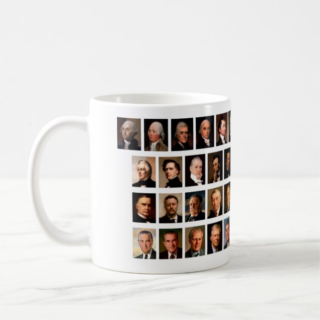 Café Taza de retratos del POTUS (Izquierda)