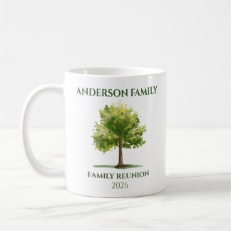 Café Taza de Reunión de Árbol de Familia Personalizada