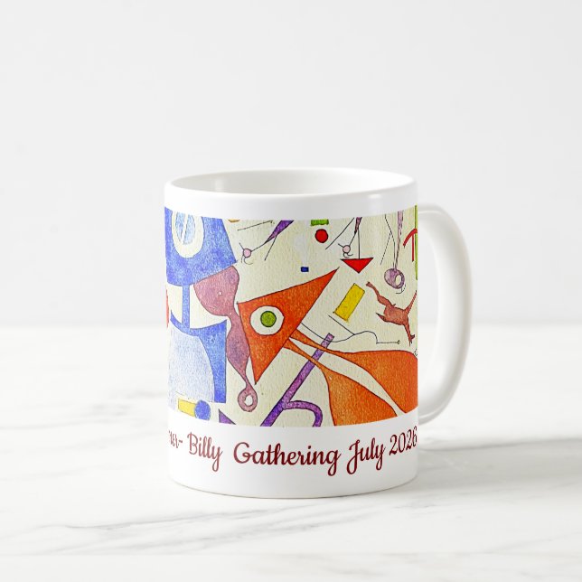 Café Taza de reunión de verano de Billy 2026 (Anverso derecho)