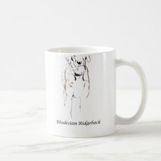 Café Taza de Rhodesian Ridgeback