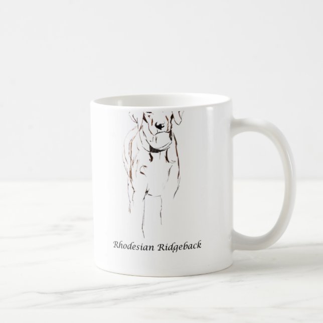 Café Taza de Rhodesian Ridgeback (Derecha)