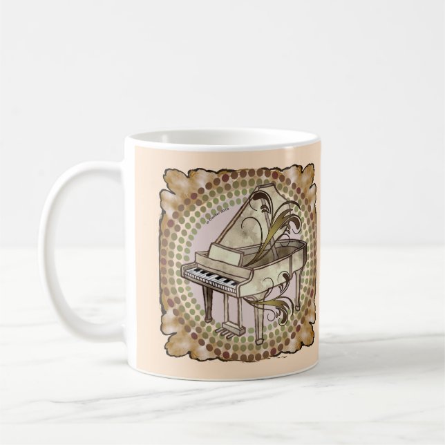 Café Taza de ritmo de piano (Izquierda)