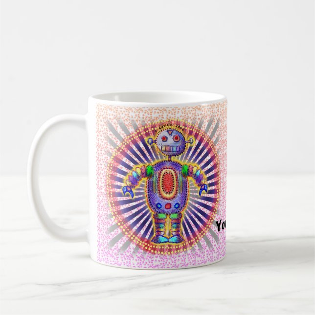 Café taza de Robot Arcoíris (Izquierda)