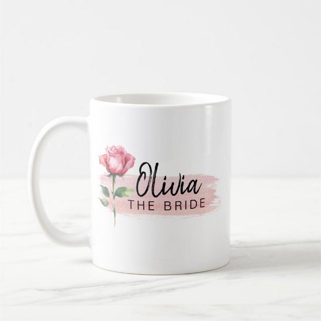 Café Taza de Rosa Rosa de Viaje Alegre - Regalo Persona (Izquierda)