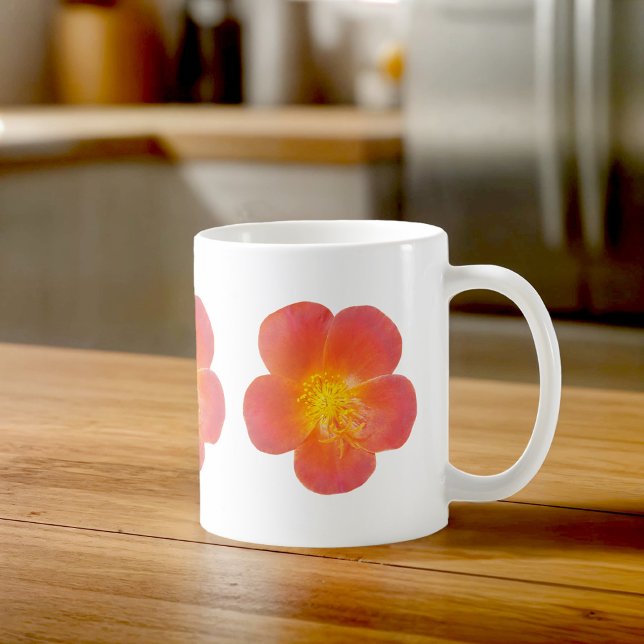 Café Taza de rosas de musgo rojas (Mug with red moss roses)