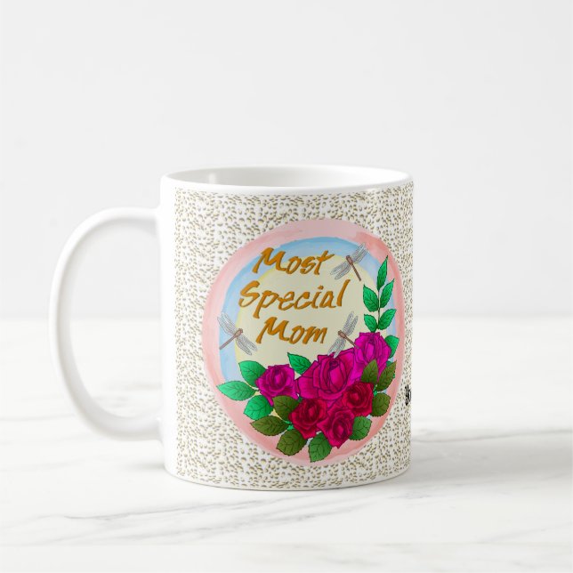 Café Taza de Rosas para Mamá Especial (Izquierda)
