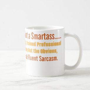 Café Taza de sabelotodo sarcástico