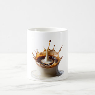 Café Taza de Salpicadura de Leche