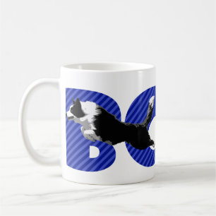 Café Taza de salto del border collie