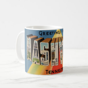 Café Taza de saludo de postal de Nashville Tennessee