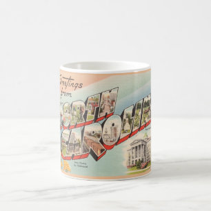 Café Taza de saludos de Carolina del Norte