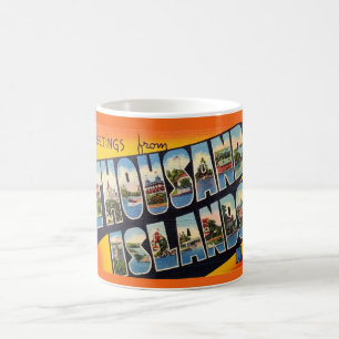 Café Taza de saludos de las Mil Islas