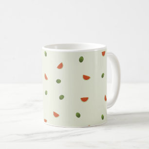 Café Taza de sandía linda 