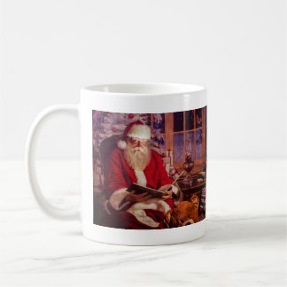 Café Taza de Santa con el libro mágico