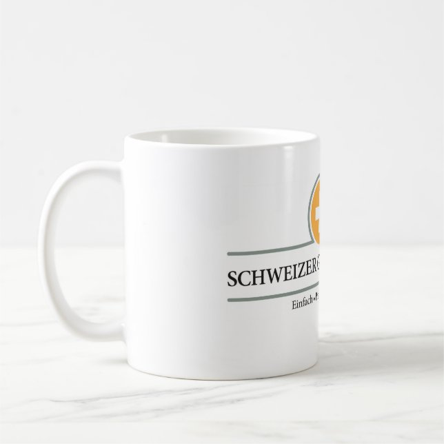 Café Taza de Schweizer Goldmünzen (Izquierda)