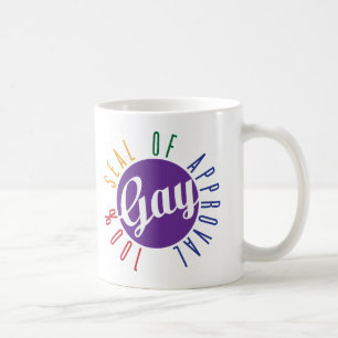 Café Taza de Sello de Aprobación Gay
