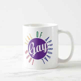 Café Taza de Sello de Aprobación Gay