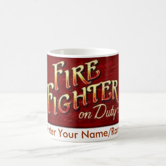 Café Taza de servicio del bombero - modificada para
