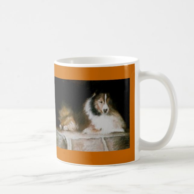 Café Taza de Sheltie (Derecha)