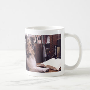 Café Taza de Sheltie de la lectura