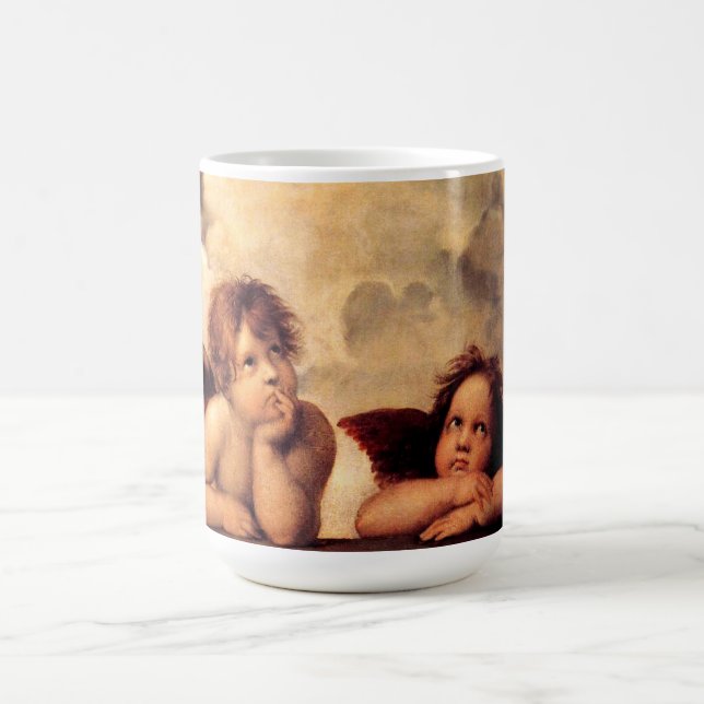 Café Taza de Sistine Madonna de las querubes de Raphael (Centro)