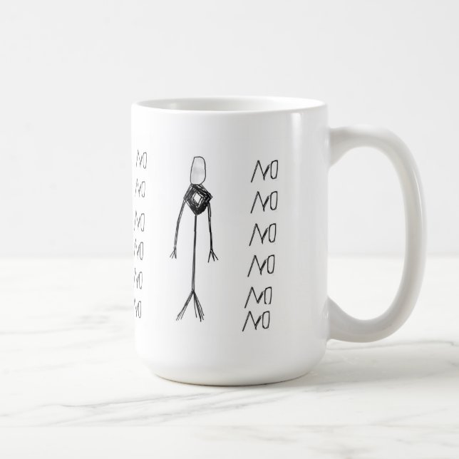 Café Taza de Slenderman ningún papel (Derecha)