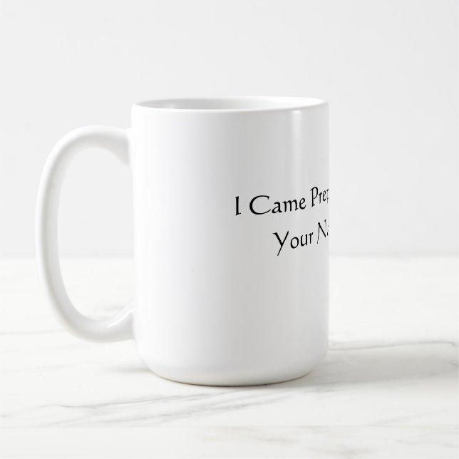 Café Taza de Snacks Divertidos (Izquierda)