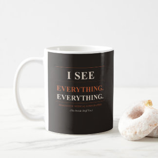 Café Taza de Sonógrafo - Veo Todo - Regalo Divertido