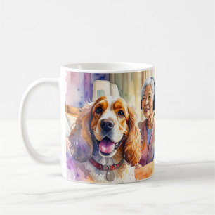 Café Taza de Spaniel Amistoso Cavalier King Charles