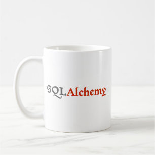Café Taza de SQLAlchemy con lema